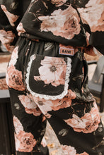 Load image into Gallery viewer, Ampersand Lace Pocket Joggers in Blush &amp; Blooms