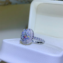 Load image into Gallery viewer, 5 Carat Moissanite 925 Sterling Silver Ring