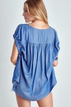 Load image into Gallery viewer, ET1187- Denim &amp; Pink