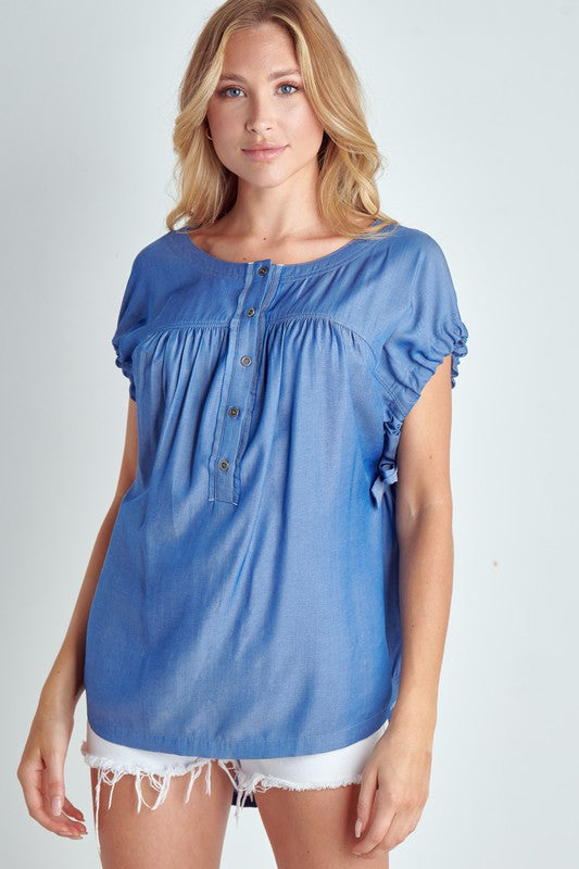 ET1187- Denim & Pink