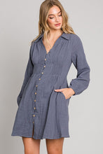 Load image into Gallery viewer, ED5133- Dusty Navy &amp; Salmon