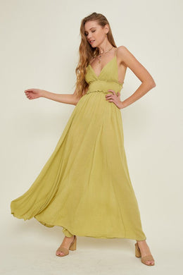 ED5107- Avocado, Cinnamon & Dusty Blue