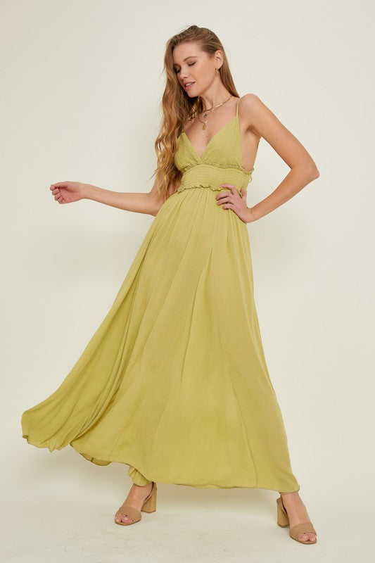 ED5107- Avocado, Cinnamon & Dusty Blue