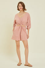 Load image into Gallery viewer, ER1062- Black &amp; Dusty Pink