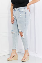 Load image into Gallery viewer, Distressed Cropped Jeans by Vervet Flying Monkey