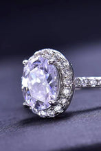 Load image into Gallery viewer, 2 Carat Moissanite Platinum-Plated Ring