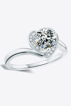 Load image into Gallery viewer, 1 Carat Moissanite Heart Ring