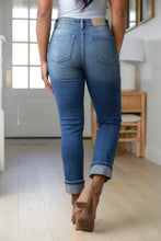Load image into Gallery viewer, Artemis High Rise Distressed Straight Jeans