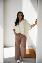 Load image into Gallery viewer, Weekend Hero Wide Leg Sweats in Mocha