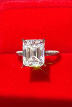 Load image into Gallery viewer, 5 Carat Moissanite Platinum-Plated Ring