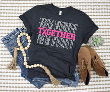 Load image into Gallery viewer, PREORDER: We Fight Together Tee In Dark Gray Heather