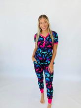 Load image into Gallery viewer, PREORDER: Halloween Short Sleeve Pajama Set In Three Colors
