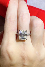 Load image into Gallery viewer, 5 Carat Moissanite Platinum-Plated Ring