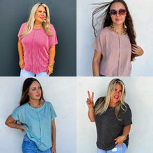 Load image into Gallery viewer, PREORDER: Sophia Ribbed Top in Four Colors