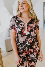 Load image into Gallery viewer, PREORDER: Short Sleeve Jogger PJ Set in Assorted Prints