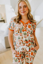 Load image into Gallery viewer, PREORDER: Short Sleeve Jogger PJ Set in Assorted Prints