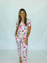 Load image into Gallery viewer, PREORDER: Short Sleeve Jogger PJ Set in Assorted Prints