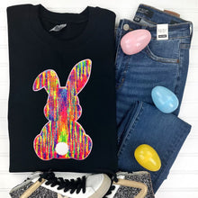 Load image into Gallery viewer, PREORDER: Rainbow Bunny Chenille Patch Sweatshirt in Three Colors