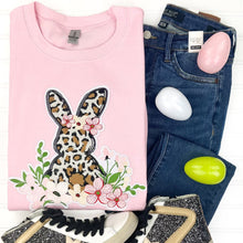 Load image into Gallery viewer, PREORDER: Leopard Bunny Chenille Patch Sweatshirt