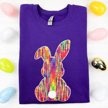 Load image into Gallery viewer, PREORDER: Rainbow Bunny Chenille Patch Sweatshirt in Three Colors