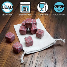 Load image into Gallery viewer, PREORDER: Whiskey Stones in Red Granite