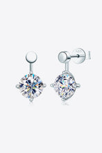 Load image into Gallery viewer, 4 Carat Moissanite Drop Earrings