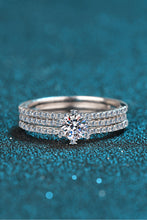 Load image into Gallery viewer, 1 Carat Moissanite 925 Sterling Silver Ring