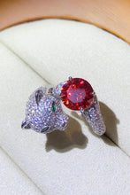 Load image into Gallery viewer, 2 Carat Moissanite Adjustable Animal Ring