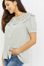 Load image into Gallery viewer, Sweet Talk Full Size Short Sleeve Top