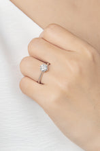 Load image into Gallery viewer, Wonderful Life 1 Carat Moissanite Platinum-Plated Ring