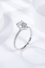 Load image into Gallery viewer, 1.8 Carat Moissanite Side Stone Ring