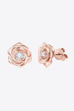 Load image into Gallery viewer, Moissanite Flower 925 Sterling Silver Earrings