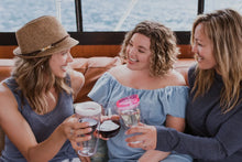 Load image into Gallery viewer, PREORDER: Portable Wine Cup with Acrylic Lid in Black