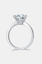 Load image into Gallery viewer, 3 Carat Moissanite Side Stone Ring