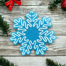 Load image into Gallery viewer, Blue Ice Snowflake Freshie