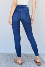 Load image into Gallery viewer, Mid Rise Crinkle Ankle Detail Skinny Judy Blue  Jeans