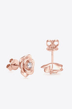 Load image into Gallery viewer, Moissanite Flower 925 Sterling Silver Earrings