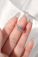 Load image into Gallery viewer, 1 Carat Moissanite 925 Sterling Silver Ring