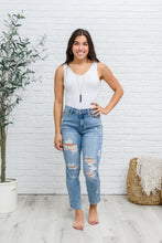 Load image into Gallery viewer, Florence High Waist Destroyed Judy Blue Boyfriend Jeans