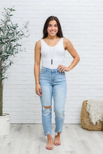 Load image into Gallery viewer, Mid-rise Destroyed Hem Judy Blue Boyfriend Jeans