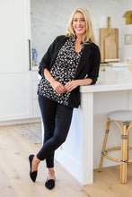 Load image into Gallery viewer, A Bit Of Fun Animal Print Blouse In Black