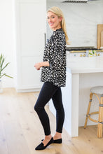 Load image into Gallery viewer, A Bit Of Fun Animal Print Blouse In Black