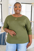 Load image into Gallery viewer, A Day Together Long Sleeve Top in Olive