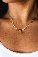 Load image into Gallery viewer, A Moment Like This Pendant Necklace in Green