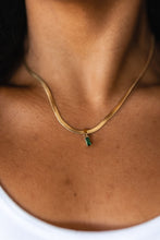 Load image into Gallery viewer, A Moment Like This Pendant Necklace in Green