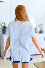 Load image into Gallery viewer, A Wink and a Smile Waffle Knit Top in Light Grey