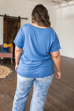 Load image into Gallery viewer, Absolute Favorite V-Neck Top in Azure