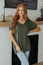 Load image into Gallery viewer, Absolute Favorite V-Neck Top in Olive