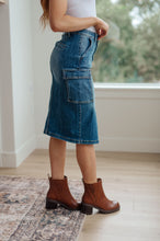 Load image into Gallery viewer, Always Be There Cargo Denim Skirt by Risen