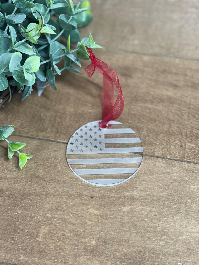 American Flag Acrylic Ornament